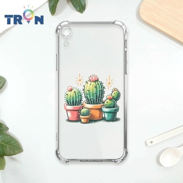 TRON IPhone XR 小花太陽仙人掌 四角防摔 軟殼 手機殼