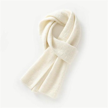 【米蘭精品】脖圍羊毛圍巾-精紡方格小圍巾男女配件7色74jr26