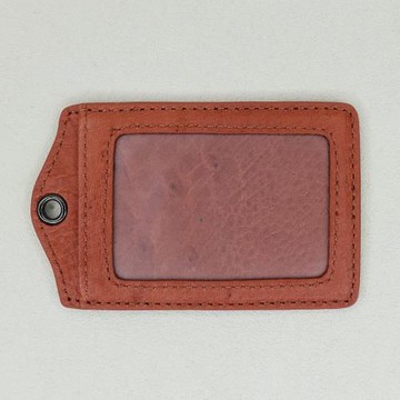 【M2nd】盧加鴕鳥皮證件套(柿紅-T07A)