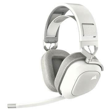 海盜船 CORSAIR HS80 MAX 雪貂白 無線遊戲耳機 內建麥克風 舒適耳罩設計  1個