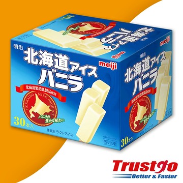 【美式賣場】明治 北海道香草風味牛奶雪糕 (43毫升x30枝/箱)