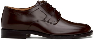 Maison Margiela 棕色 Tabi Lace-Up 德比鞋
