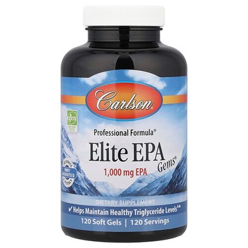 Carlson, 精華 EPA 寶石，1000 毫克，120 粒軟凝膠