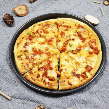 披薩盤烤箱專用空氣炸鍋家用6/7/8/9/10/11/12寸硬膜加厚商用