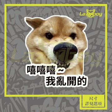 柴犬 新手上路 新手駕駛 車貼 貼紙 防水貼紙 行李箱貼紙 安全帽貼紙 筆電貼紙 反光貼紙 汽車貼紙 機車貼紙