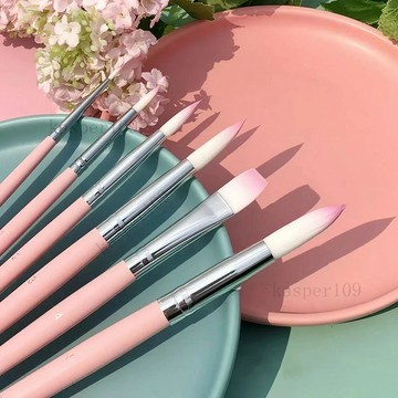 新款♥水彩畫筆套裝專業尖圓水彩筆軟毛數字油畫diy美術繪畫圓頭平頭