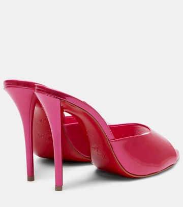 Christian Louboutin Miss Z 100 patent leather mules