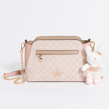 PLAYBOY - 斜背包 BALLERINA芭蕾兔系列 - 杏色/531-0106-26-7