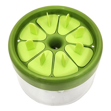 愛北鼻 快速脫模雪糕模具  8格  PS+PP塑膠  1個  綠色