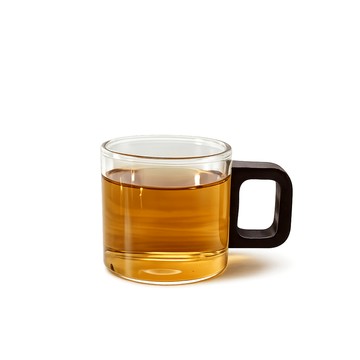 【台灣現貨】木把耐熱玻璃杯 120ml 單杯 雙杯 茶杯 玻璃杯 木柄杯 品茗杯 杯子 品茗杯 茶杯 馬克杯