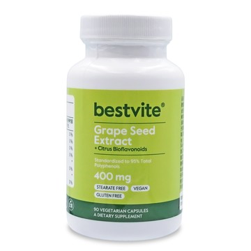 【美國BestVite】必賜力葡萄籽精華膠囊1瓶 (90顆)