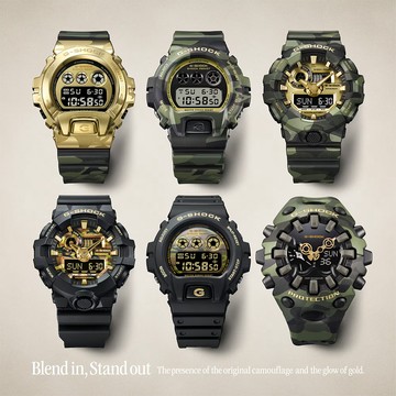 CASIO 卡西歐G-SHOCK BOLD CAMO 系列 迷彩風格雙顯電子錶 學生錶 手錶 送禮 禮物 推薦(GA-700CMG-3A)