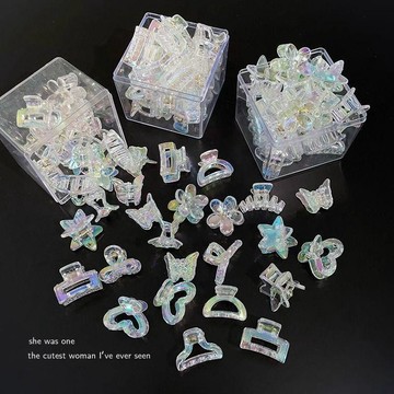 【蜜糖の髮飾】臺灣出貨幻彩抓夾小號髮夾女公主頭髮飾2026新款側邊劉海碎髮夾子頭飾髮卡