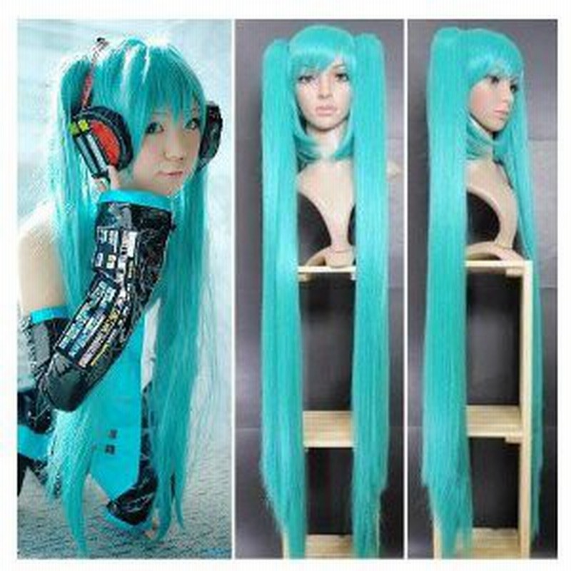 DW1000 耐熱ウィッグ☆初音ミク☆Vocaloid コスプレウイッグ 水色