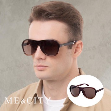 【SUNS】ME&CITY 韓版飛行員太陽眼鏡 義大利設計款 抗UV(ME 110015 J522)