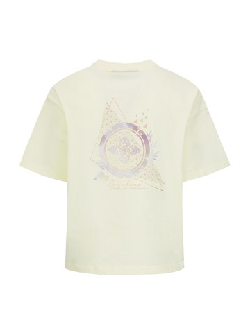 Kamon Print Drop-shoulder T-shirt