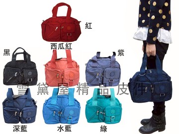 限時 滿3千賺10%點數↘ | ~雪黛屋~Velamtino 手提休閒肩側包進口專櫃超輕防水尼龍布隨身旅遊休閒手提肩背斜側附長背帶A760-13158