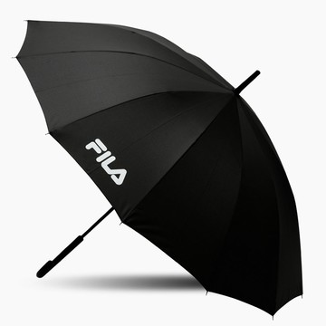 FILA 斐樂 男女通用 自動長柄傘  黑色