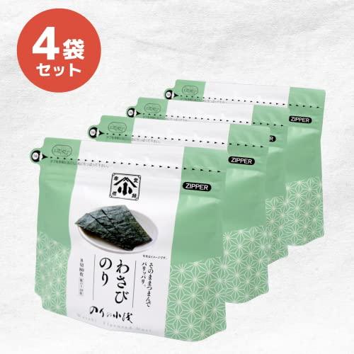  小浅商事 わさびのり 8切 80枚入 × ４ 袋