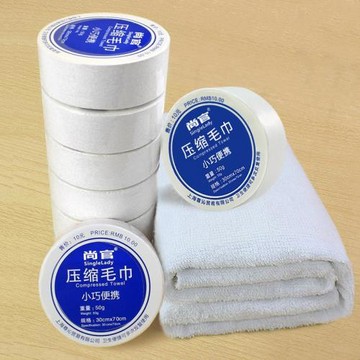 壓縮毛巾加厚型全棉加厚迷你純棉超厚浴巾一次性壓縮餅干旅行出差