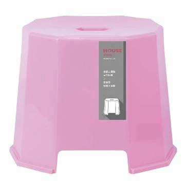 HOUSE 好室喵 超止滑PP椅 320x250x302mm  1個  粉色