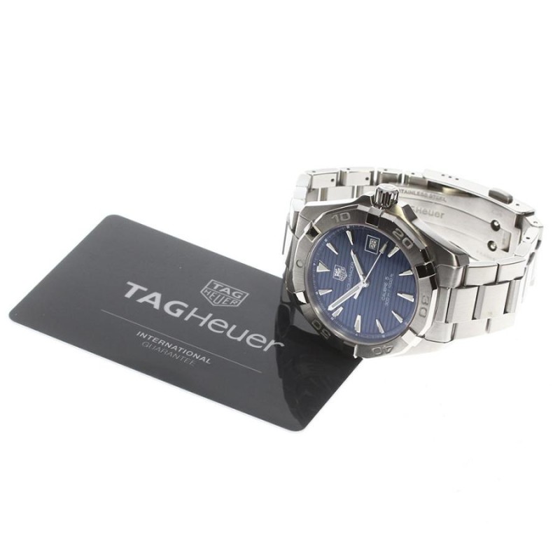 タグホイヤー TAG HEUER WAY2112-0 アクアレーサー デイト 自動巻き メンズ 良品 保証書付き_766141