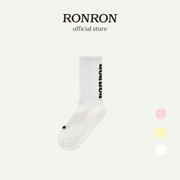 [RONRON] Logo Socks / 3色任選 韓國官方直送