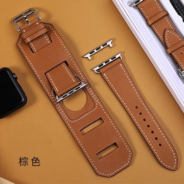鞍馬款 皮革錶帶 適用 Apple Watch S11 10 9 8 7 6 SE 蘋果手錶錶帶 46mm 45mm