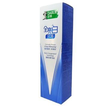 開發票  DARLIE 好來 全亮白深導煥白牙膏 90g