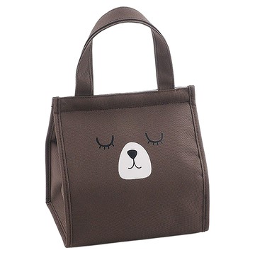Paradaiso 動物系列 保溫保冷便當袋  22 x 19 x 23cm  棕色  1個