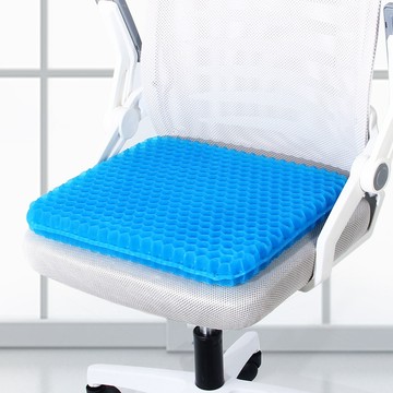 精品🌸3D 2 層透氣矽膠座墊汽車座椅墊凝膠座墊適用於辦公椅