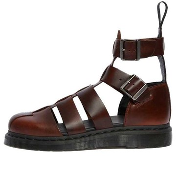 Dr. Martens Geraldo Leather Brown Sandals