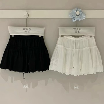 𝐍𝐚𝐜𝐞𝐥𝐲｜輕輕蓬起的柔軟日光・刺繡層次蛋糕短裙A8020