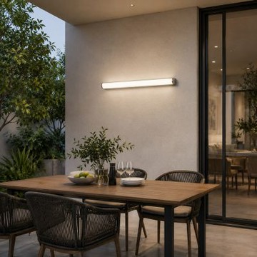 H&R安室 60CM 暮光之線 LED戶外壁燈 玄關燈 庭園燈兩色任選HR23052