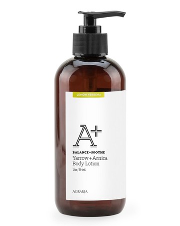 12 oz. Lemon Verbena A+ Yarrow + Arnica Body Lotion