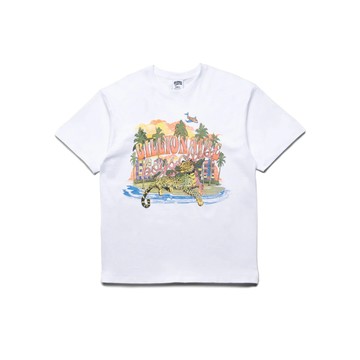 BILLIONAIRE BOYS CLUB BB LEOPARD SS TEE 短袖T恤 白