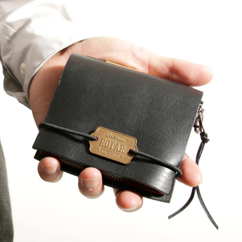 ROTAR（ローター）】Leather band wallet 財布 レザーウォレット マネークリップ 革  コインケース（ONE_SIZE×BLACK） | LINEブランドカタログ