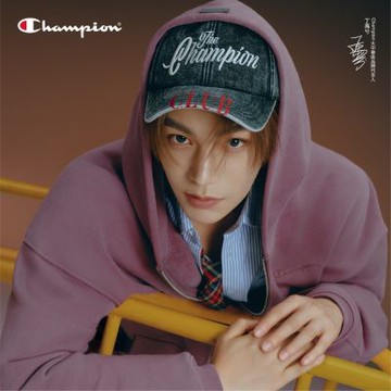 Champion 官方直營 中性 - RETRO CAMPUS 刺繡CLUB印花棒球帽 -黑色 （U5CACCU26U1 / 丁禹兮同款 ）