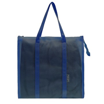 E.City_大容量時尚防水萬用手提袋(深藍)