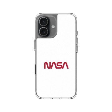 iPhone 17 Clear Case（相機按鈕） 透明 - NASA - The Worm (White)