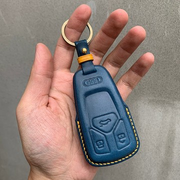 Audi 奧迪 Buttero 汽車鑰匙皮套 A6 Q5 Q7 A8 R8 RS TT e tron