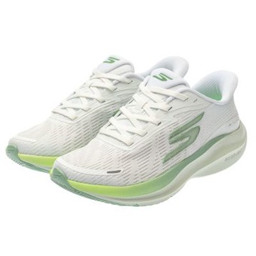 59-SKECHERS 女鞋 慢跑鞋 競速 輕量 彈性 瞬穿 白 綠 SKX AERO PULSE 172220WGR