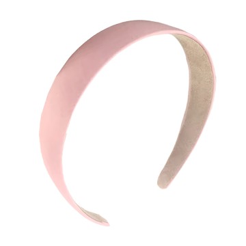 SCHÖN 日本純色寬版滌綸塑料髮箍  3 x 12cm  粉色