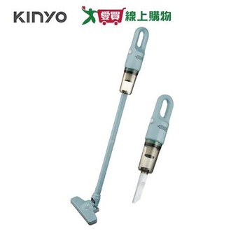 KINYO 輕巧兩用手持吸塵器 綠色 KVC-6225【愛買】