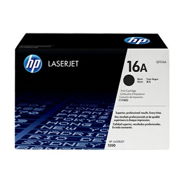 滿額現折180★【請先詢問貨況】HP 16A 原廠碳粉匣 Q7516A 適用 HP LJ 5200 雷射印表機