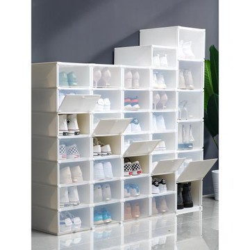 加厚鞋盒透明鞋子收納神器簡易家用收納盒塑料鞋箱子鞋架整理箱