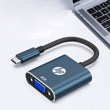 【HP 惠普】HP DHC-CT201 Type-C 轉 VGA 轉接器/轉接頭