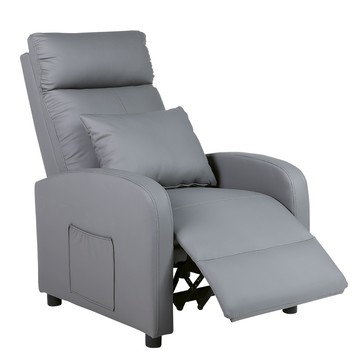 【Hampton 漢汀堡】夏洛特休閒躺椅-多色可選鋼鐵灰