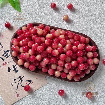 🙏🏻已開光過爐🙏🏻文玩手串 菩提手鍊 菩提手珠 【天然楊梅色】楊梅飄花圓珠12mm菩提手串菩提散珠手串手鏈飾品佛珠念珠女