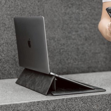 ErgoStand MacBook 支架筆電收納包(適用13/13.6吋) 黑色